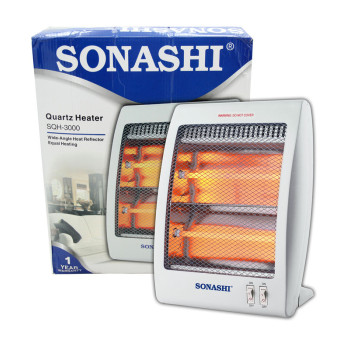 SONASHI Quartz Halogen Heater, White (SQH-3000)