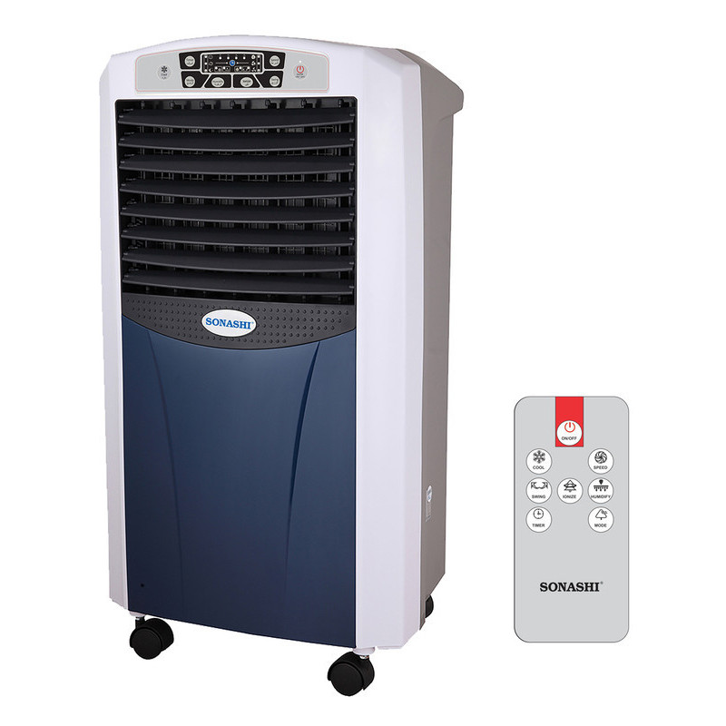 Sonashi 85W Air Cooler, White-Blue (SAC-204)