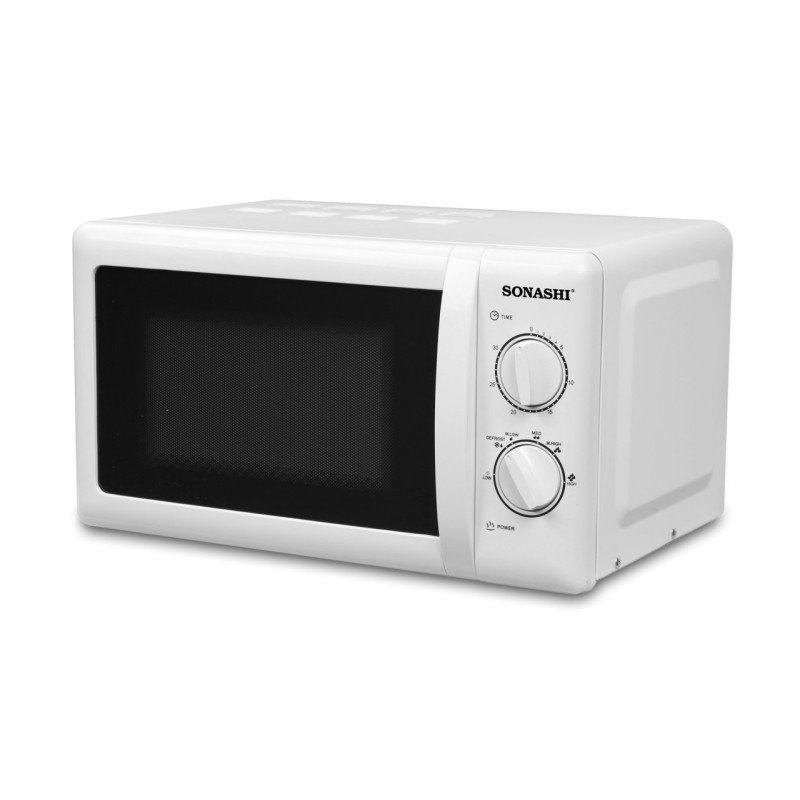 SONASHI 20 Ltr Microwave Oven With Manual Control, White (SMO-920)
