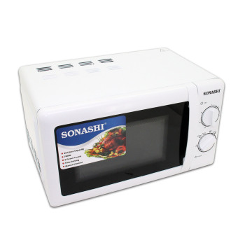 SONASHI 20 Ltr Microwave Oven With Manual Control, White (SMO-920)