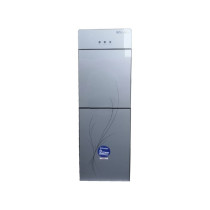 Sonashi Hot & Cold Free Standing Water Dispenser With Refrigerator Cabinet, Grey (SWD-54)