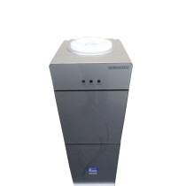 Sonashi Hot & Cold Free Standing Water Dispenser With Refrigerator Cabinet, Grey (SWD-54)