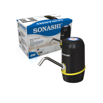 SONASHI Rechargeable Water Dispenser Pump, Black (SWP-55)