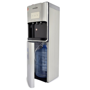 SONASHI 3Tap Hot & Cold Free Standing Water Dispenser With Bottom Loading, Silver (SWD-56)