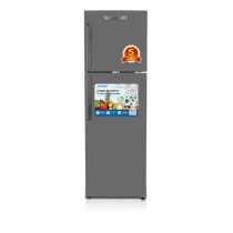 Sonashi 321Litres Double Door Refrigerator, Cfc Free, Metalic Gray (SFD-460NF)
