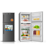 SONASHI 332Litres Double Door Refrigerator, Cfc Free, Metalic Gray (SFD-550NF2)