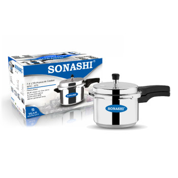 SONASHI 7.5Litrs Pressure Cooker, Silver (SPC-275)