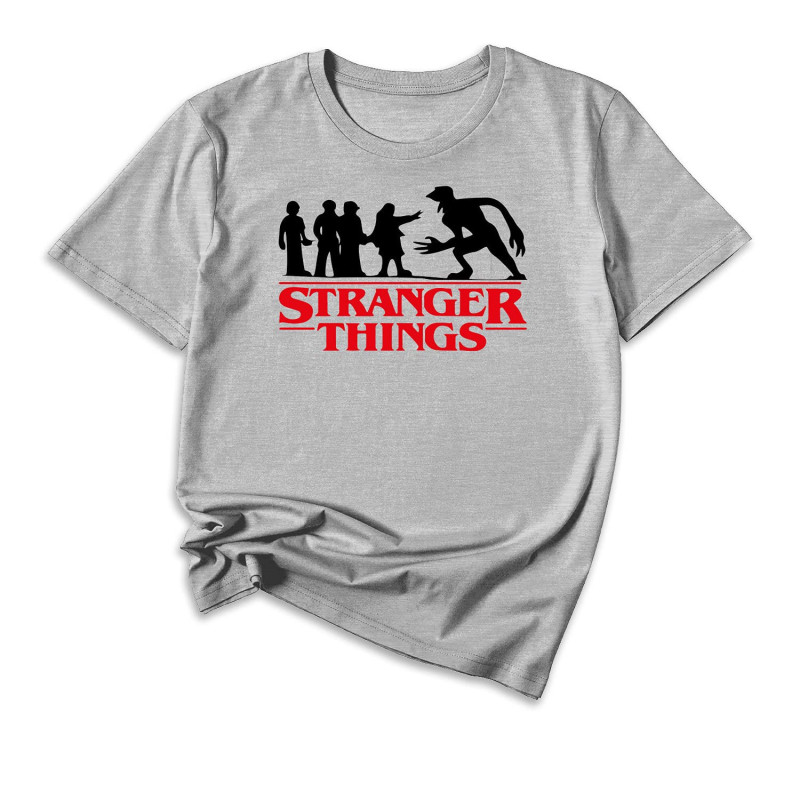 Generic Stranger Things, Upside Down T-shirt World Grey