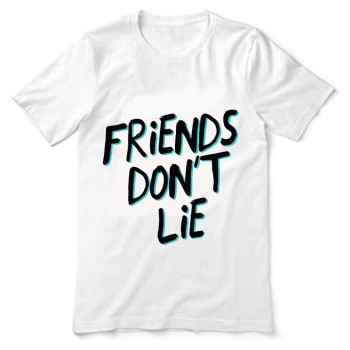 MG Brand Unisex Dri-Fit/Cotton Half Sleeve Stranger Things Fan Art Tshirt, White