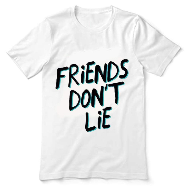 MG Brand Unisex Dri-Fit/Cotton Half Sleeve Stranger Things Fan Art Tshirt, White