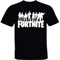 Munrocart Graphic Printed T-Shirt for Kids |fortnite Tshirt for Kids | Half Sleeve T-Shirt | 100% Cotton T-Shirt | fortnite Tshirt for Boys Black