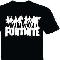 Munrocart Graphic Printed T-Shirt for Kids |fortnite Tshirt for Kids | Half Sleeve T-Shirt | 100% Cotton T-Shirt | fortnite Tshirt for Boys Black