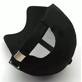 Generic SELF Design, Cotton Adjustable Black BTS Base Ball Cap for Boys & Girls. Black