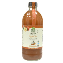 Farm Organic Gluten Free Apple Cider Vinegar Naturally Infused with Cinnamon & Fenugreek- 500 ml