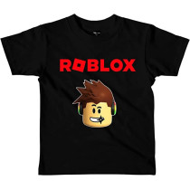 INK KULTURE Kids Unisex t-shirt 'Roblox Gaming' Character, Black