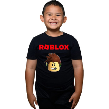 INK KULTURE Kids Unisex t-shirt 'Roblox Gaming' Character, Black