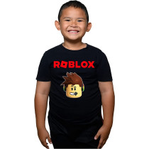 INK KULTURE Kids Unisex t-shirt 'Roblox Gaming' Character, Black