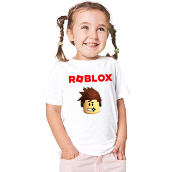 INK KULTURE Kids Unisex t-shirt 'Roblox Gaming' Character White