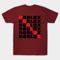 Roblox Game Boys T-Shirt Maroon