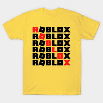 Roblox Game Boys T-Shirt Yellow