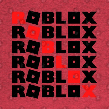 Roblox Game Boys T-Shirt Red Heather