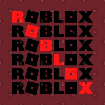 Roblox Game Girls T-Shirt Maroon