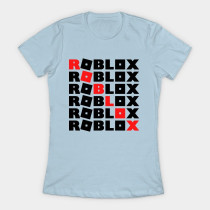 Roblox Game Girls T-Shirt Light Blue