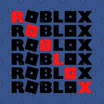 Roblox Game Girls T-Shirt Royal Blue