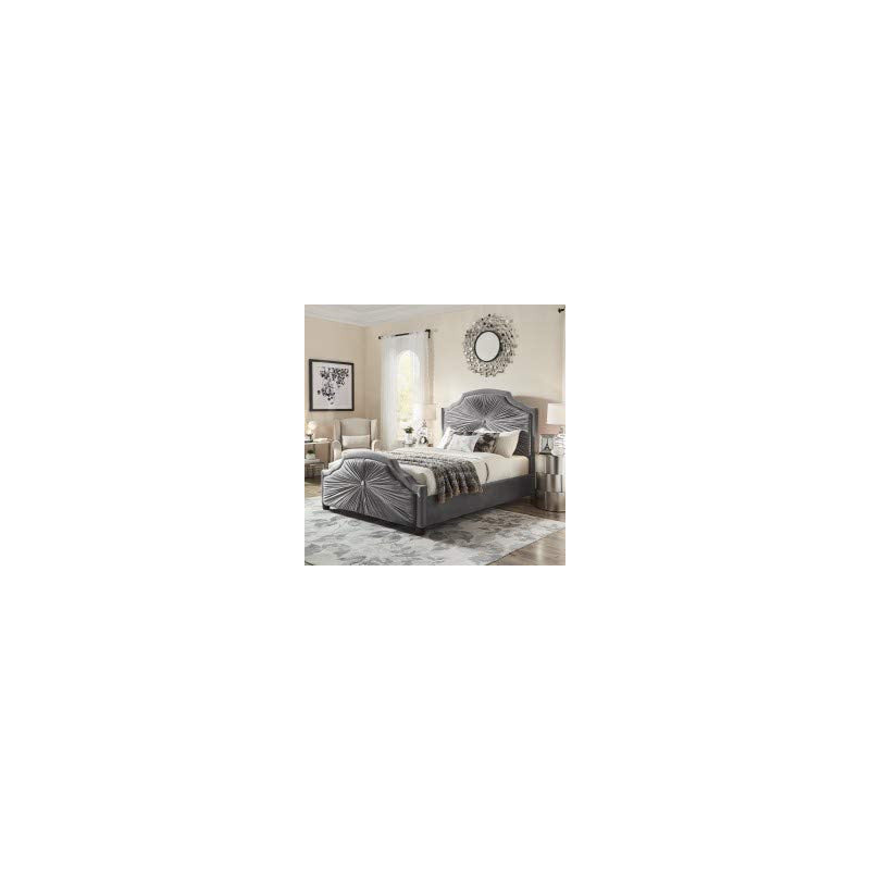 R2R Furniture Shayla Queen Size Bed Standard Bed With Mattress