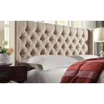 R2R Furniture Skyline Beige King Size Bed