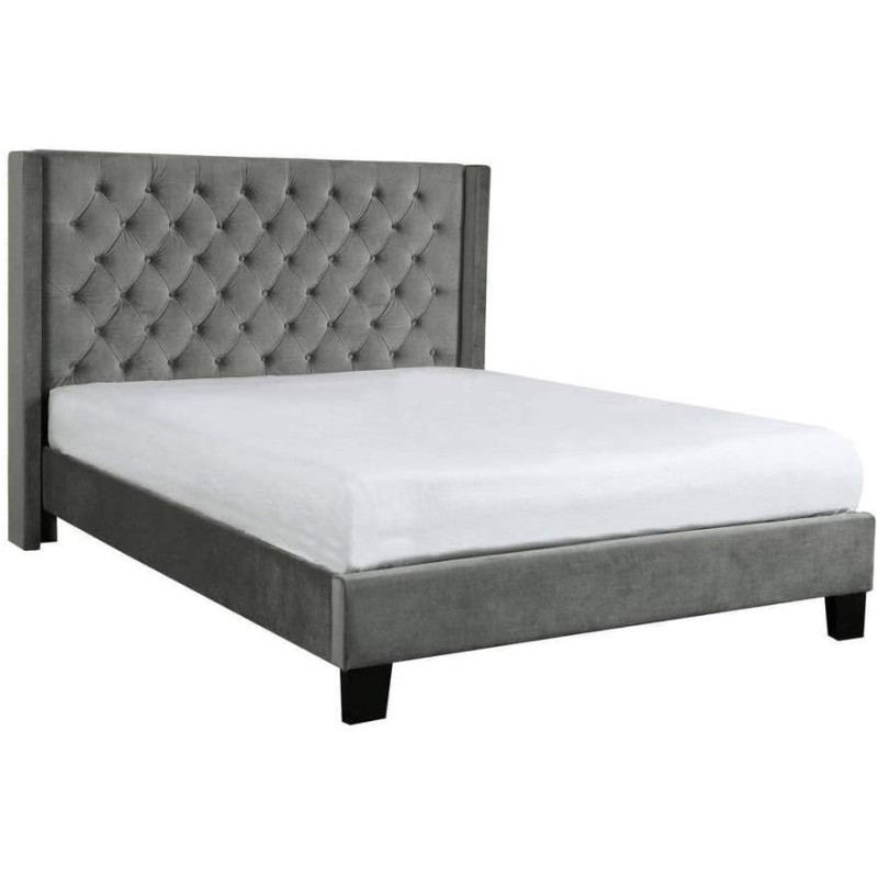 R2R Furniture Simplicity Queen Size Standard Bed With Mattress 160X200