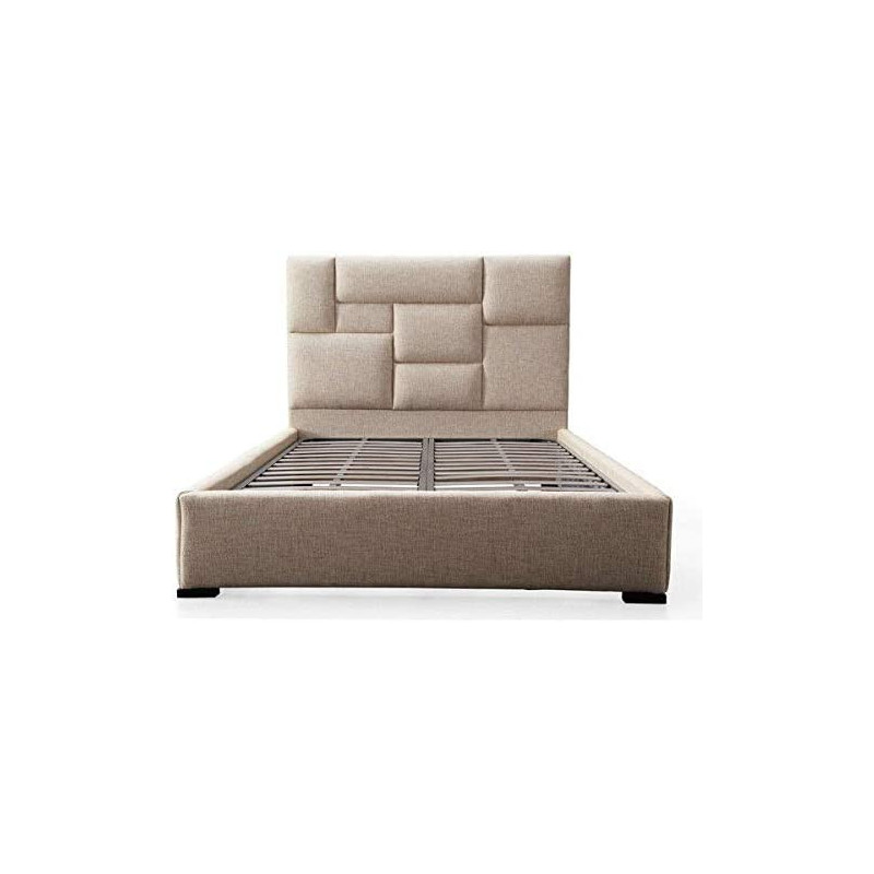 R2R Furniture Siegrist Upholstered Bed Frame - Queen
