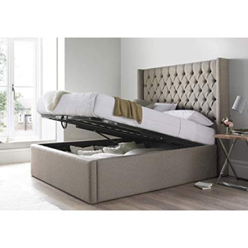 R2R Furniture Skyline Wingback King Size Bed