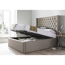 R2R Furniture Skyline Wingback King Size Bed