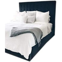 R2R Furniture Tasha Upholstered Platform Bed With Mattress Queen Size : 160X200