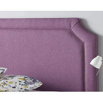 R2R Furniture Tiffany King Size Floor Standing Headboard Without Mattress : 180X200