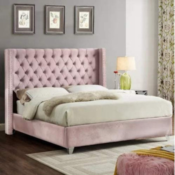 R2R Furniture Tori Upholstered Bed Queen Size