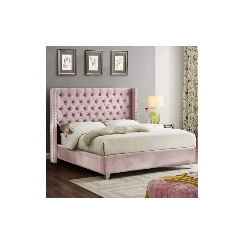 R2R Furniture Tori Upholstered Bed Queen Size
