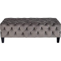 R2R Furniture Tufted Design Storage Bench