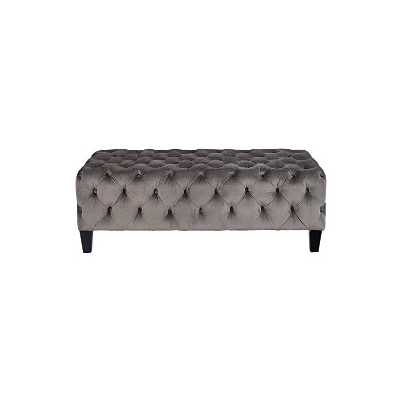 R2R Furniture Tufted Design Storage Bench