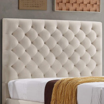 R2R Furniture Upholstered Bed With Luxury Design Bed Frame With Mattress : 180X200 