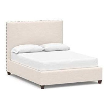 R2R Furniture Vien Nailhead Design King Size