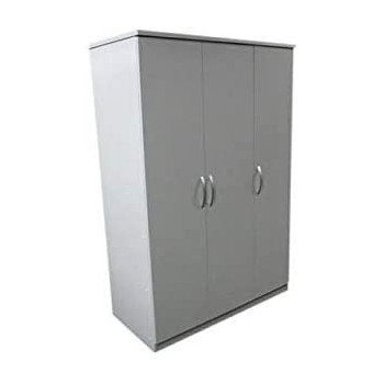 R2R Furniture 3 Door White Cupboard For Good Storage