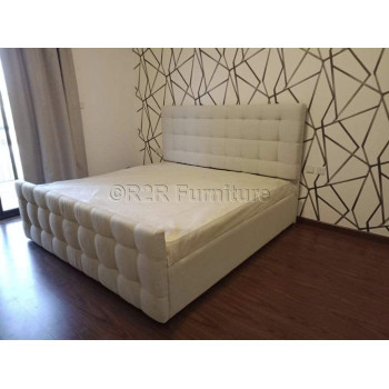 R2R Furniture Audrey Designer Bed With Mattress - Super King Size 200X200Cm By R2R Furniture