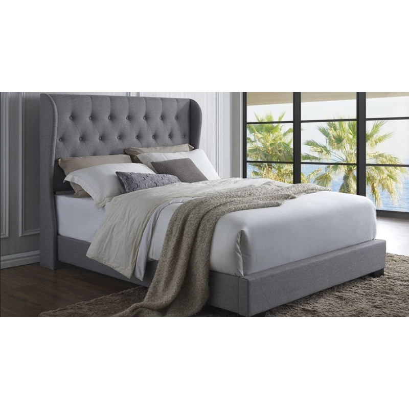 R2R Furniture Beauteous Designer Bed - King Size (180 CM x 200 CM)-Orange