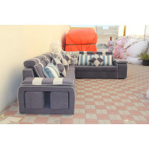 Good Luck Furniture Glf201 Corner Sofa Set Back Foam With Pillows
