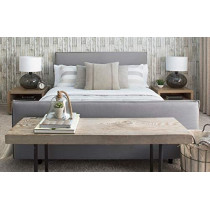 R2R Furniture Layla Bed Queen Size 200 x 30 x 160 centimeters