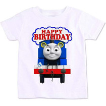 Thomas And His Friends Printed Birthday Kids Unisex T-Shirt