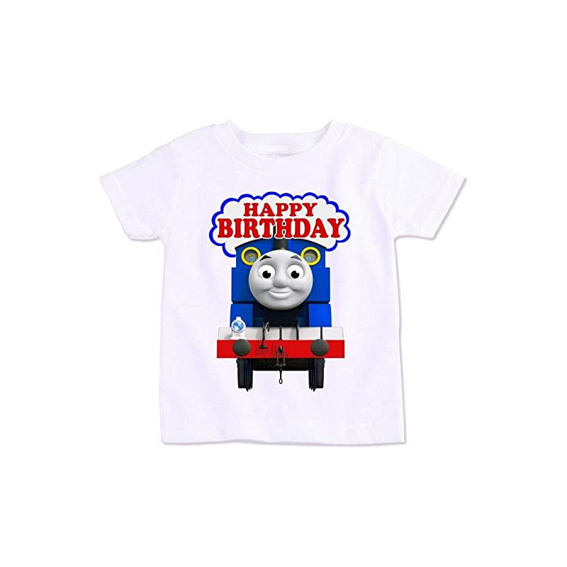 Thomas And His Friends Printed Birthday Kids Unisex T-Shirt