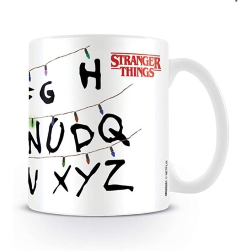 Funny Stranger Things Letters Printed Ceramic Mug